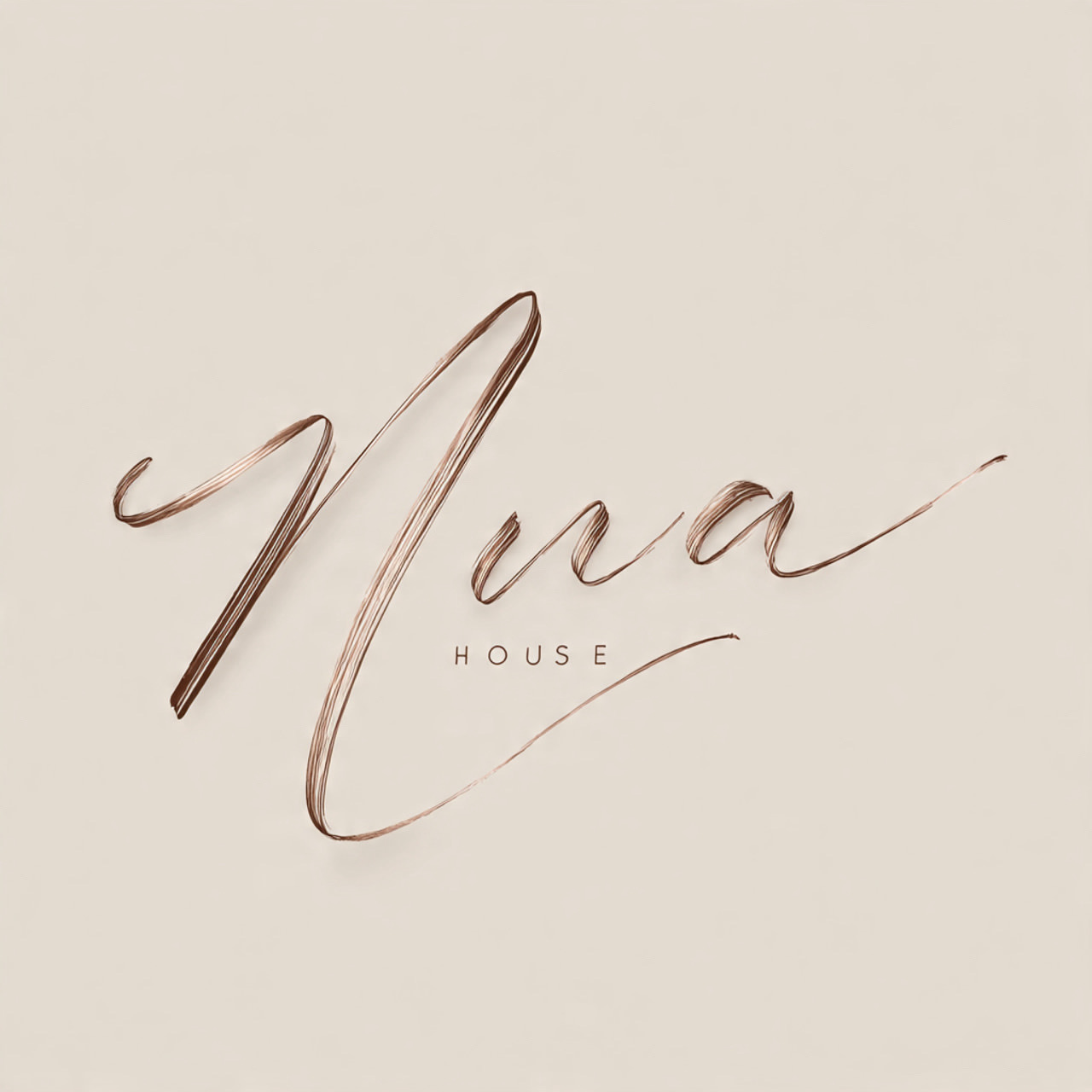 NUA House script logo detail